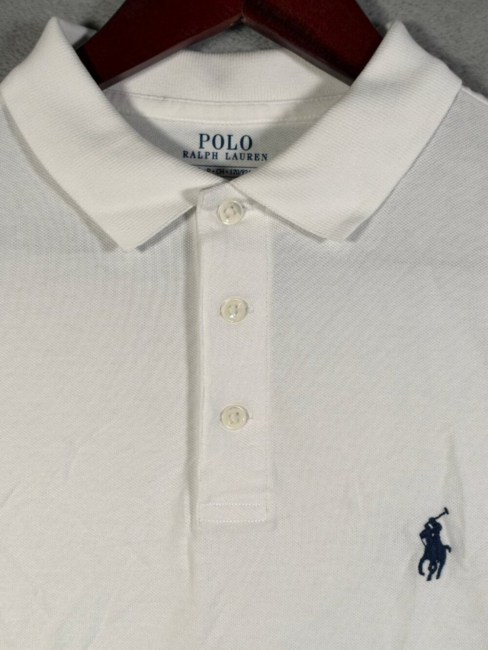 Polo Ralph Lauren Shirt Mens S White Classic Fit Stretch Pony Mesh $118